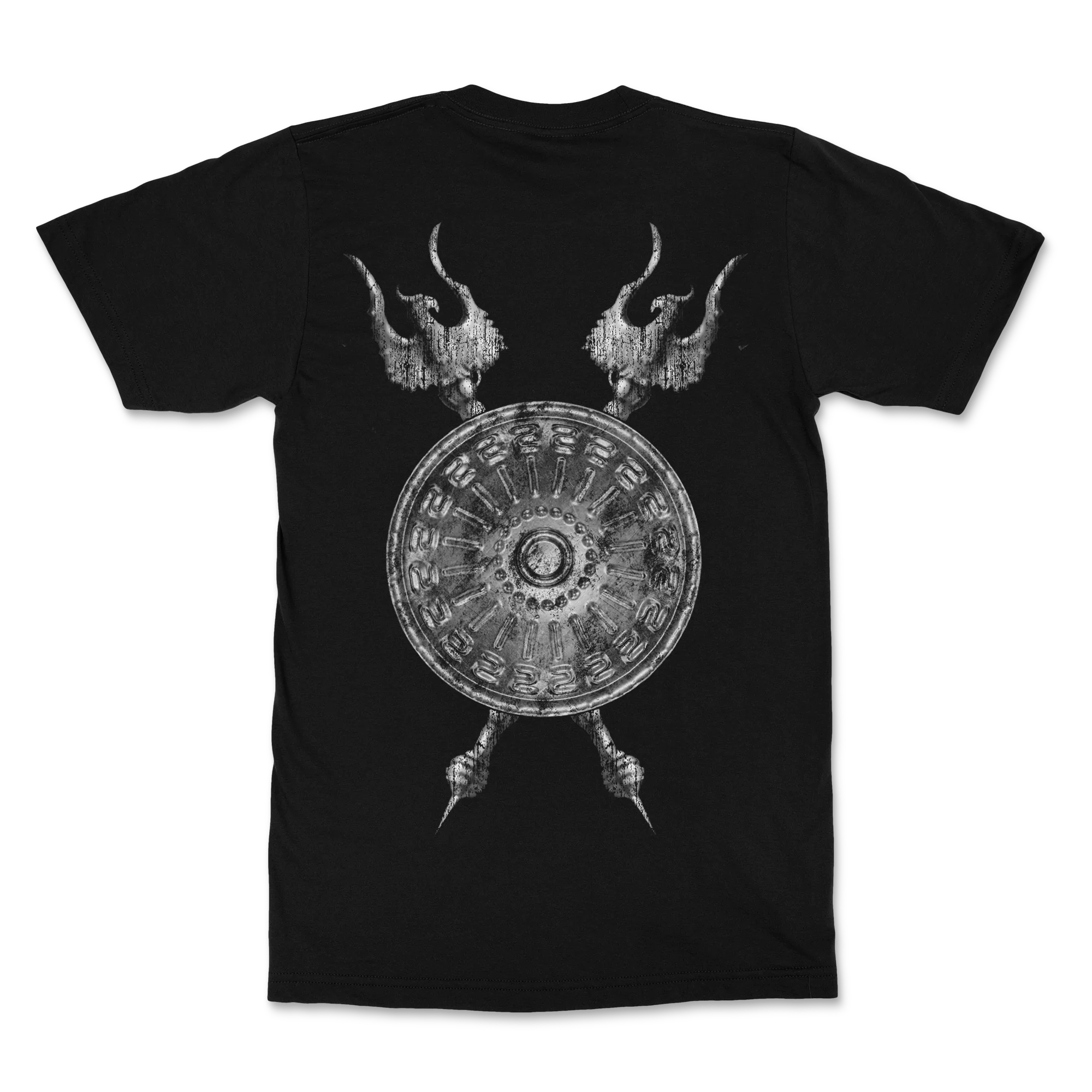Manowar T-Shirt Battle Hymns Eagle / Shield Vintage - Image 2