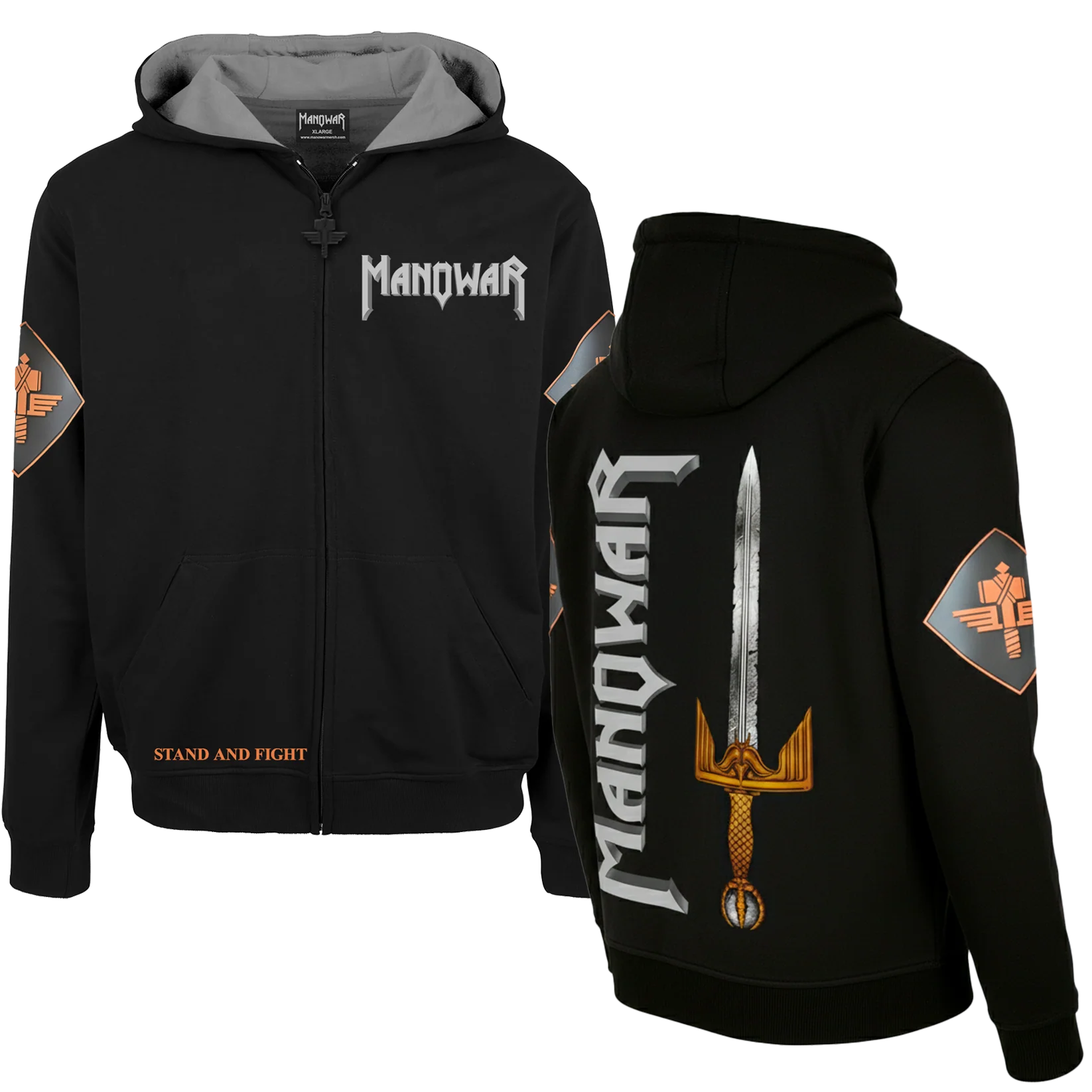 MANOWAR DELUXE HOODIE THE SWORD LTD. EDITION 2025
