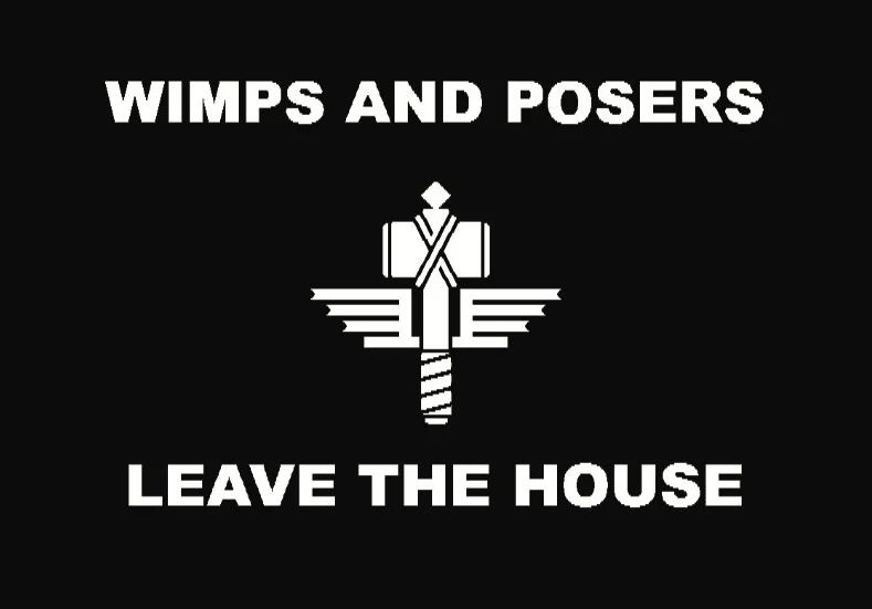 MANOWAR DOORMAT "WIMPS AND POSERS" - Image 2