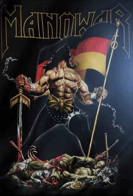 MANOWAR FLAG WARRIORS OF THE WORLD GERMANY - Image 2