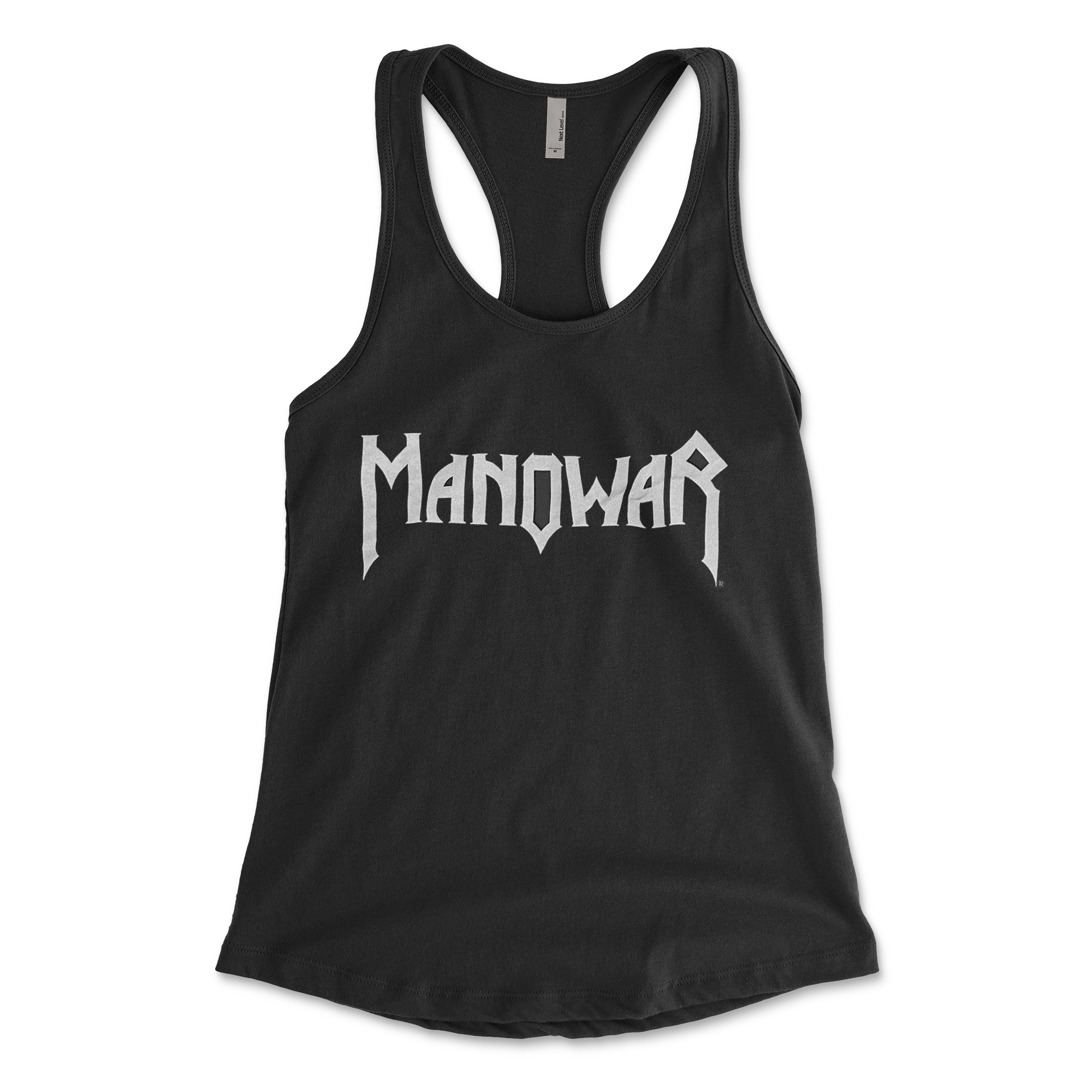 Manowar Ladies Form Fitting Tank Top Logo