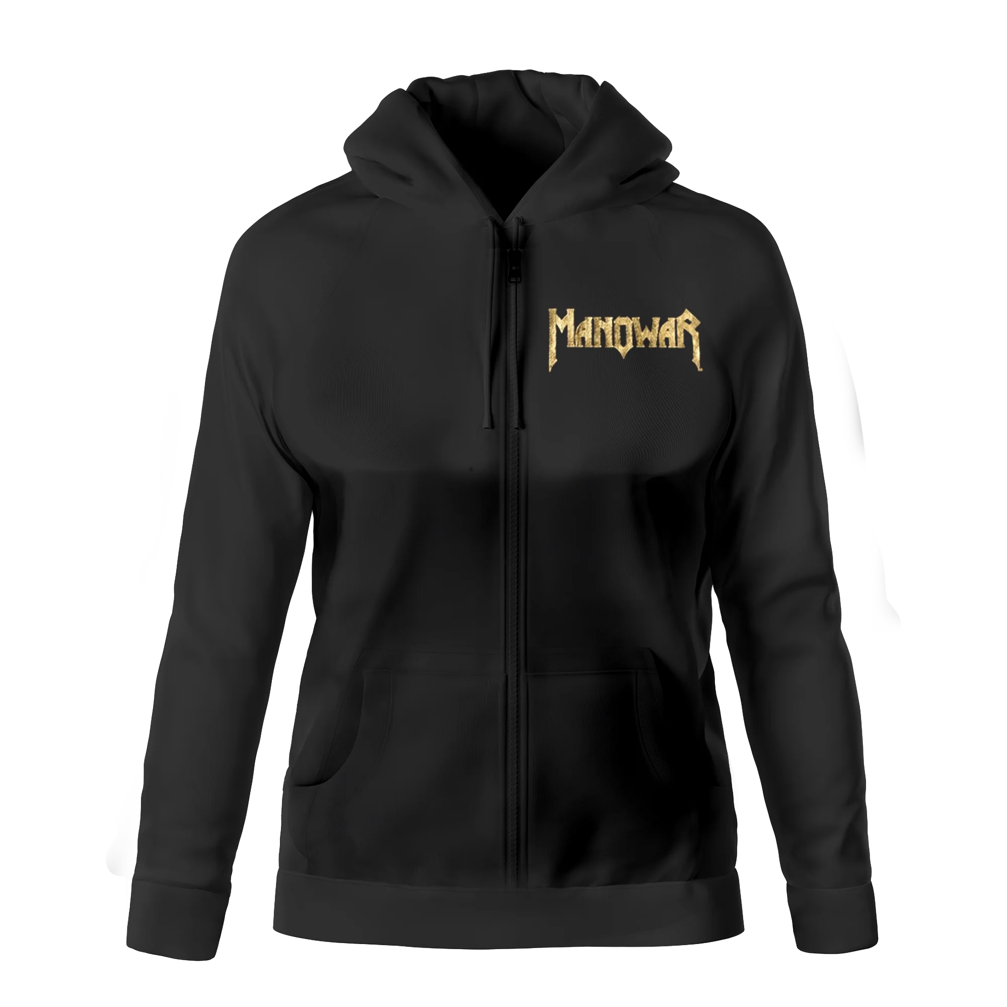 Manowar Ladies Zipper Battle Hymns with golden print