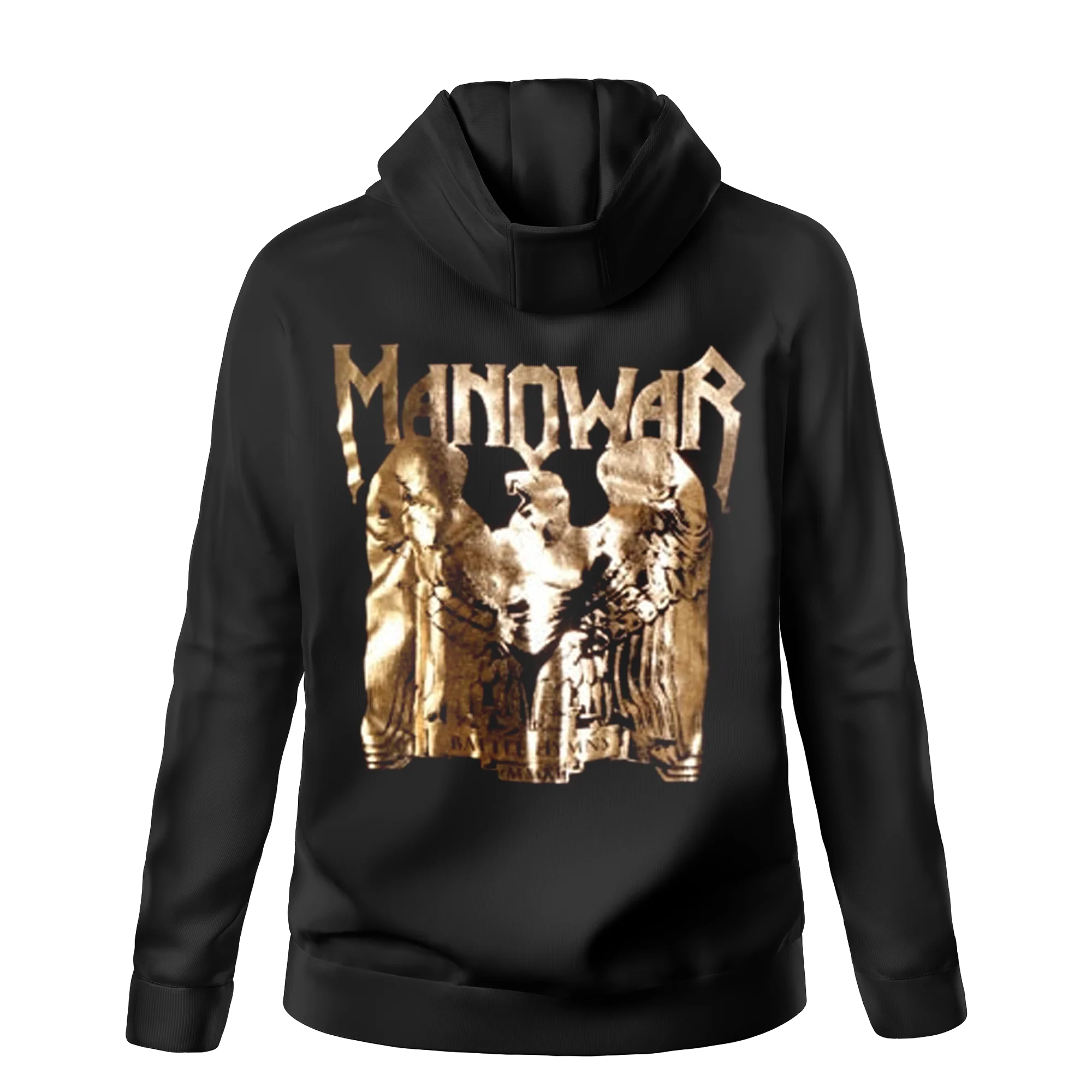 Manowar Ladies Zipper Battle Hymns with golden print - Image 2