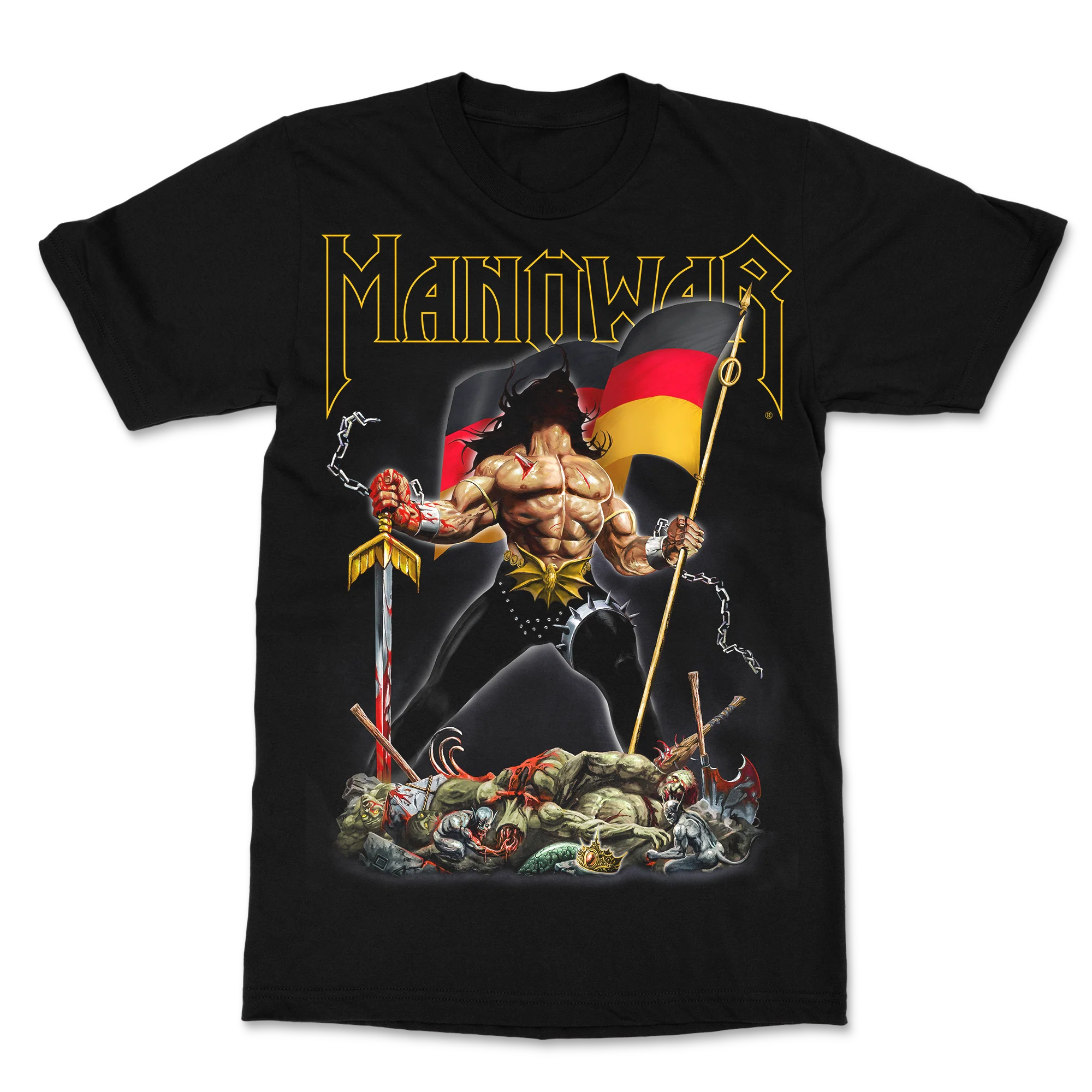 MANOWAR T-SHIRT WARRIORS OF THE WORLD GERMANY 2025