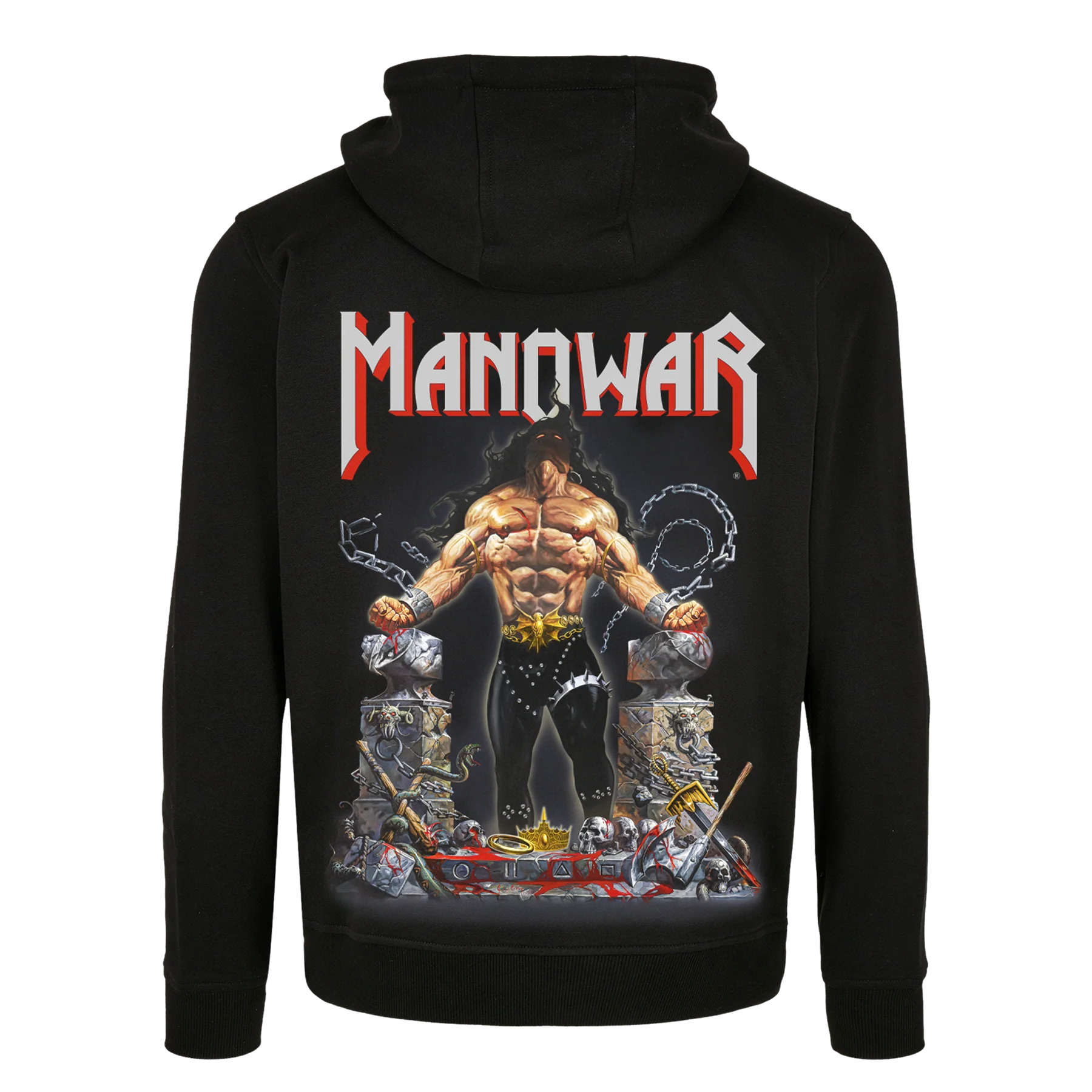 MANOWAR ZIP HOODIE LOUDER THAN HELL 2025 - Image 4