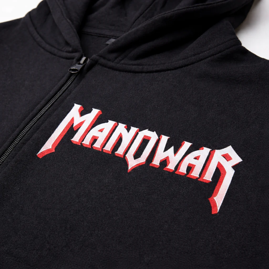 MANOWAR ZIP HOODIE LOUDER THAN HELL 2025 - Image 6