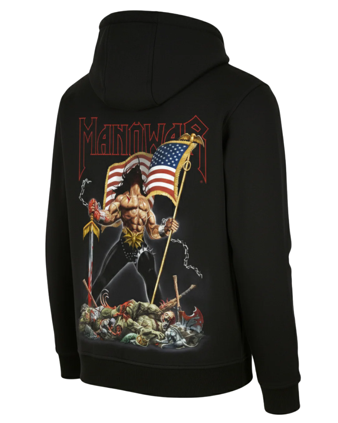 MANOWAR ZIP HOODIE WARRIORS OF THE WORLD 2025