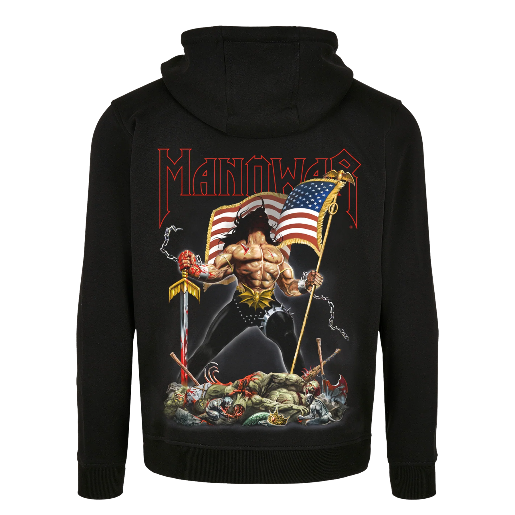 MANOWAR ZIP HOODIE WARRIORS OF THE WORLD 2025 - Image 3