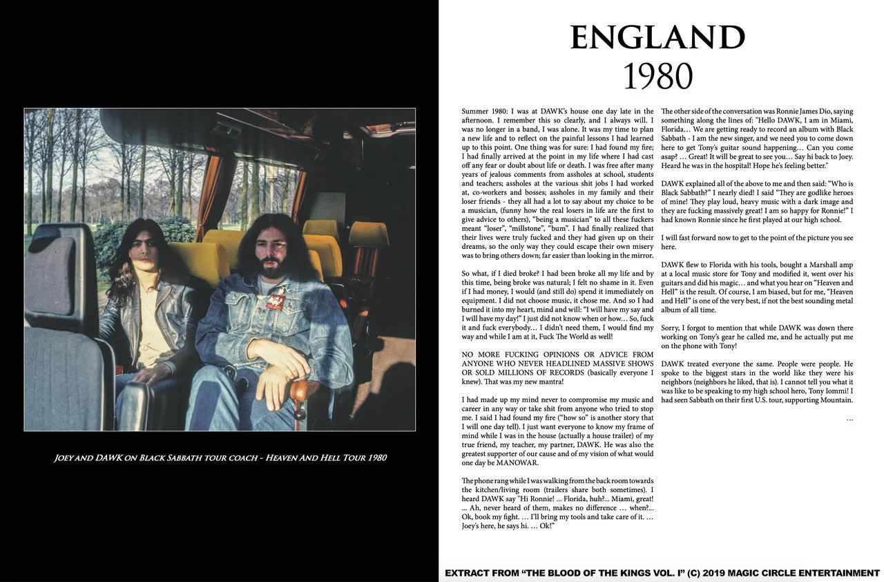 Personalized Autographed Edition Of The Blood Of The Kings Vol. I - The History Of MANOWAR - Image 3