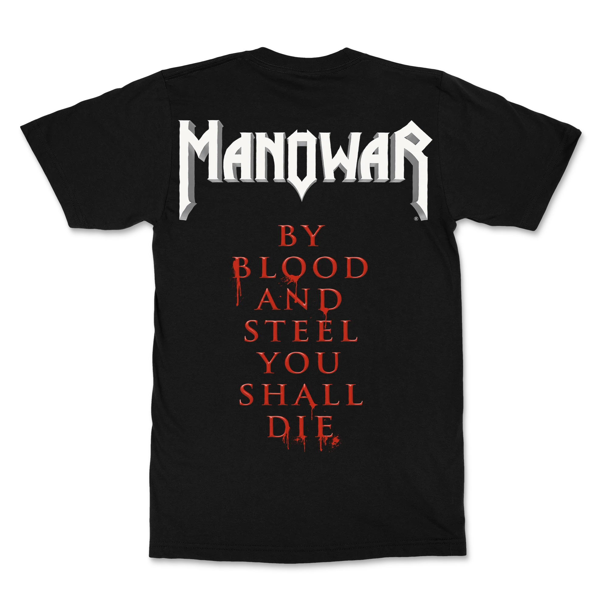 Manowar T-shirt Gods And Kings White Logo - Image 2